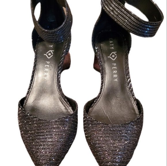 Katy Perry Collections Shoes - Katy Perry Black Sparkle Heels Size 7.5